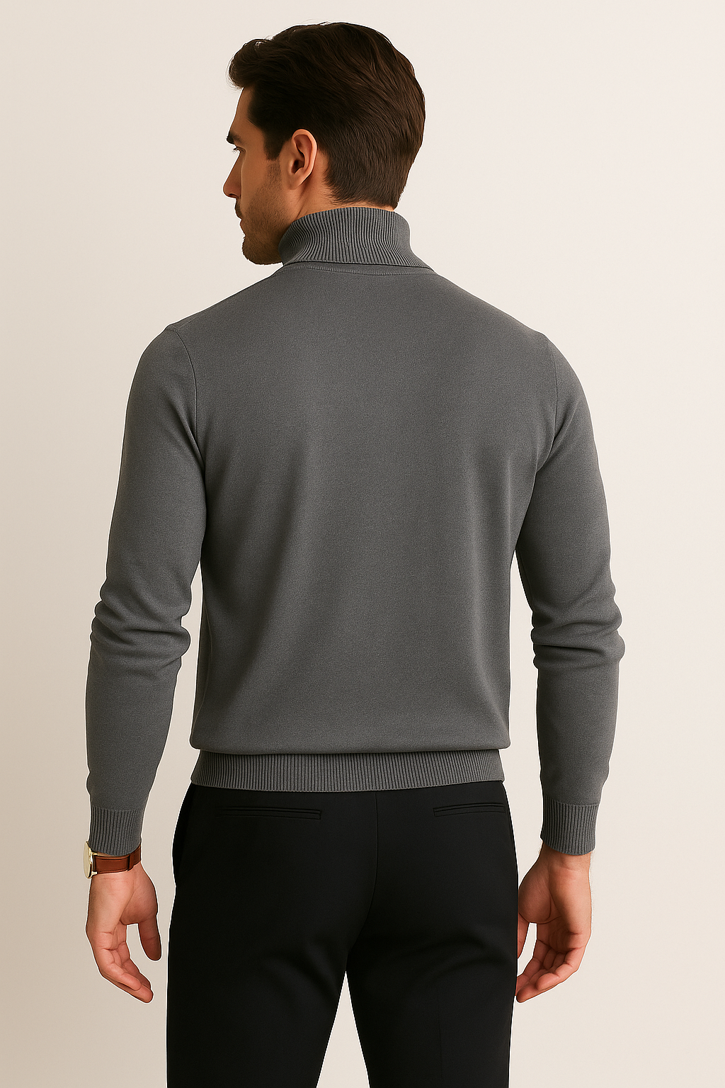 Suéteres Para Hombre De Punto Fino Cuello Tortuga E55303 Oxford