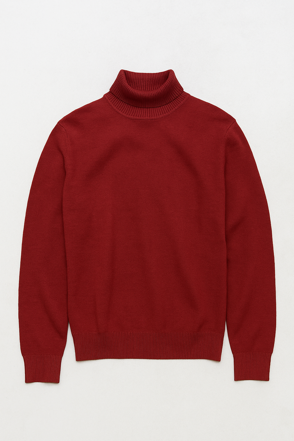 Suéteres Para Hombre De Punto Fino Cuello Tortuga E55303 Vino