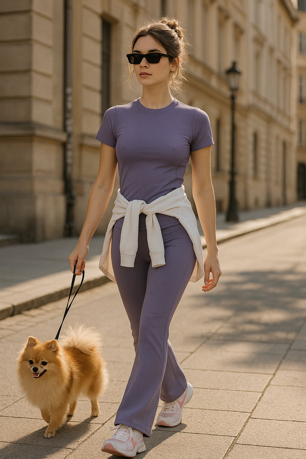 Playeras Deportivas para Mujer Ajustada Estilo Training MTDX40 Morado