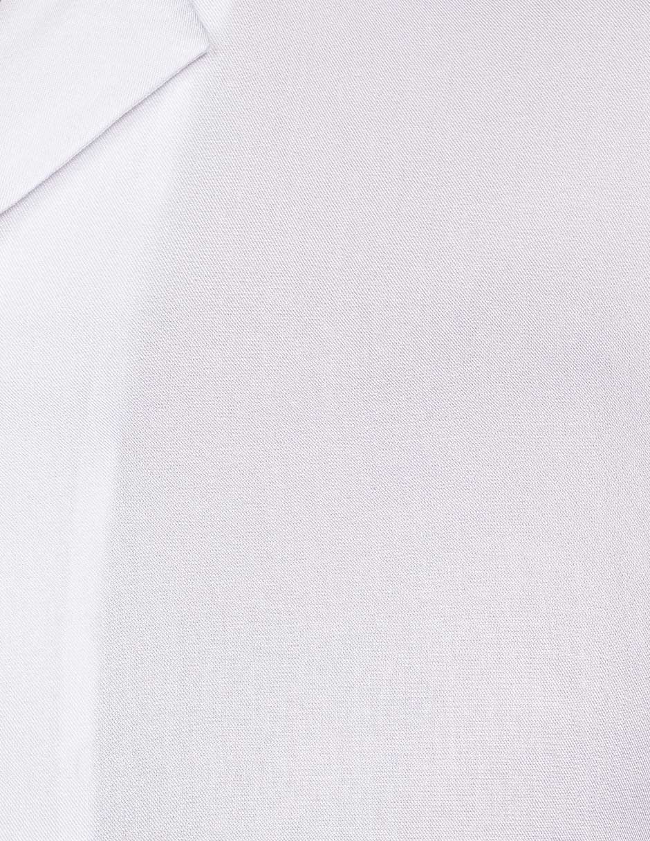 Camisas Para Hombre Relaxed Fit Ligera B51351 Blanco