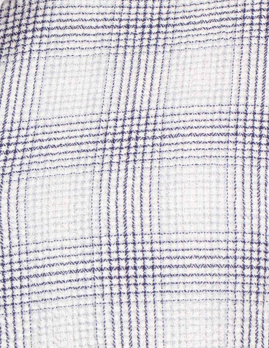 Camisas Para Hombre Dobbie Con Textura B51356 Marino