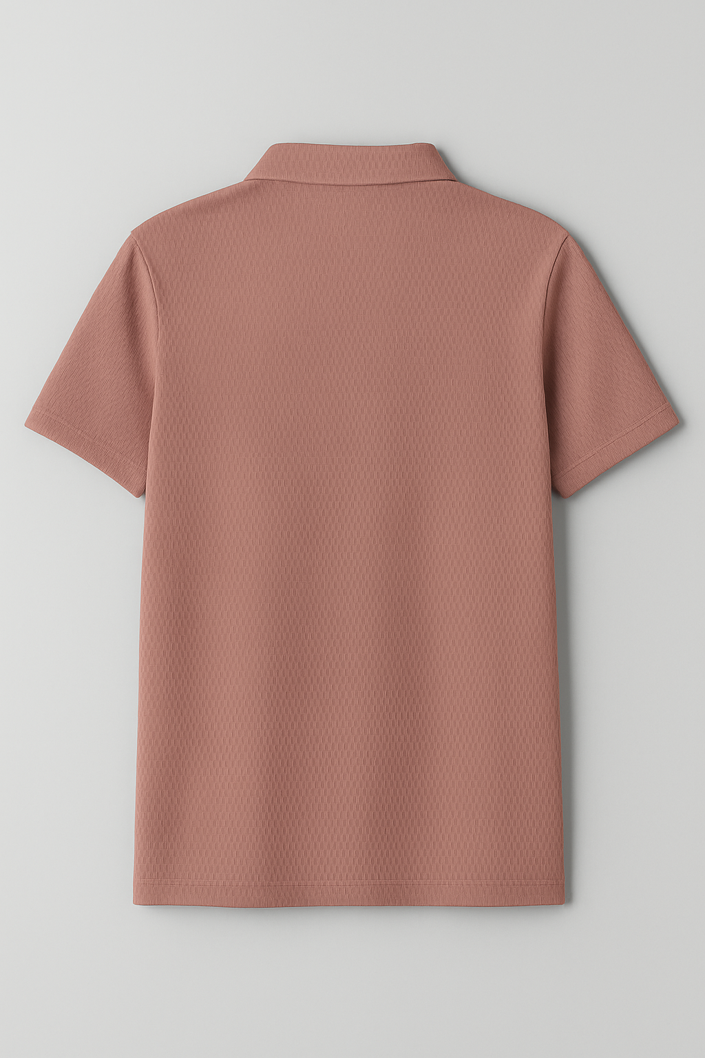 Playeras Tipo Polo Para Hombre Jacquard A51312 Rosa