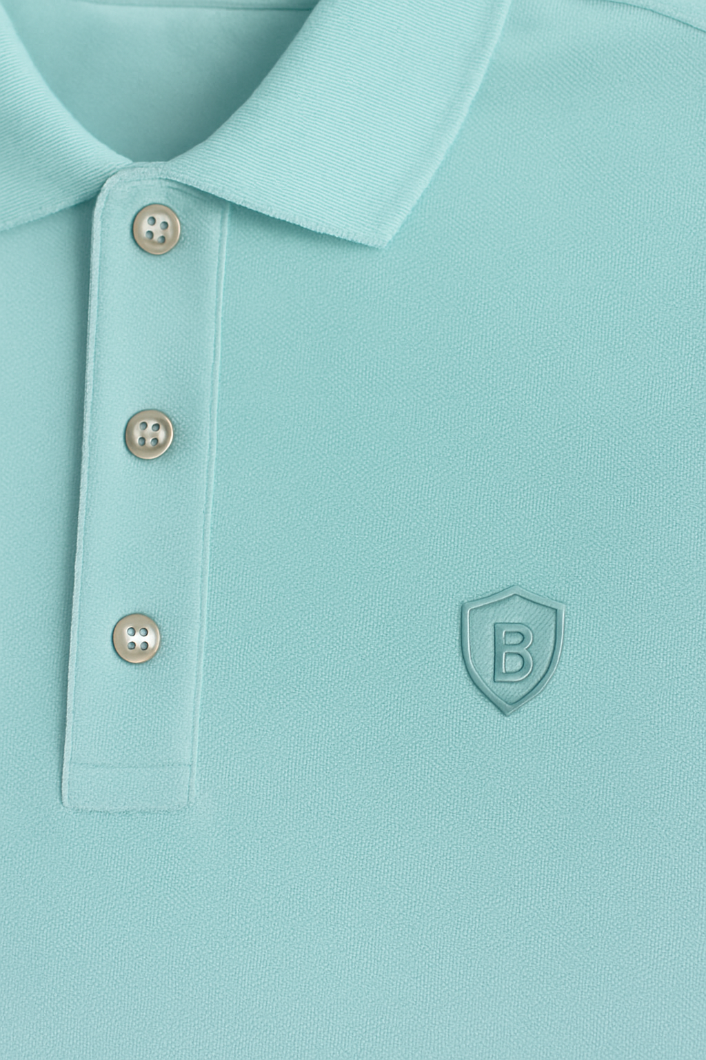 Playeras Polo Para Hombre Manga Corta Basica Bordado APOLOB Aqua