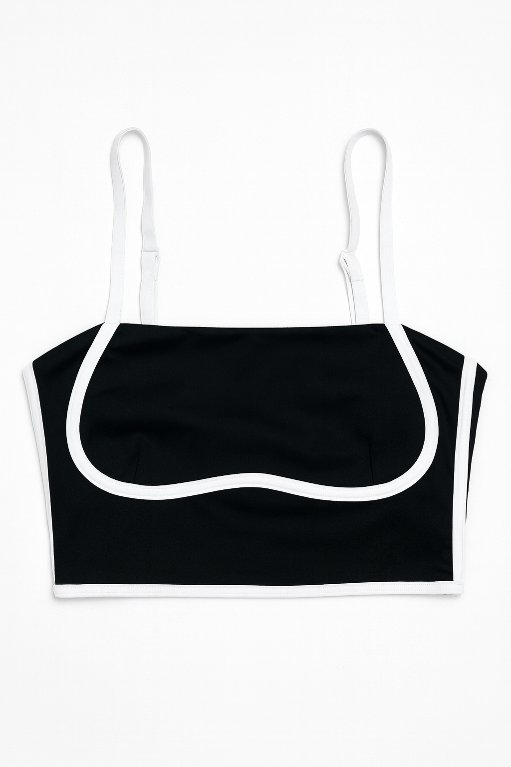 Tops Deportivos para Mujer Bicolor Con Franjas JYMN18 Negro