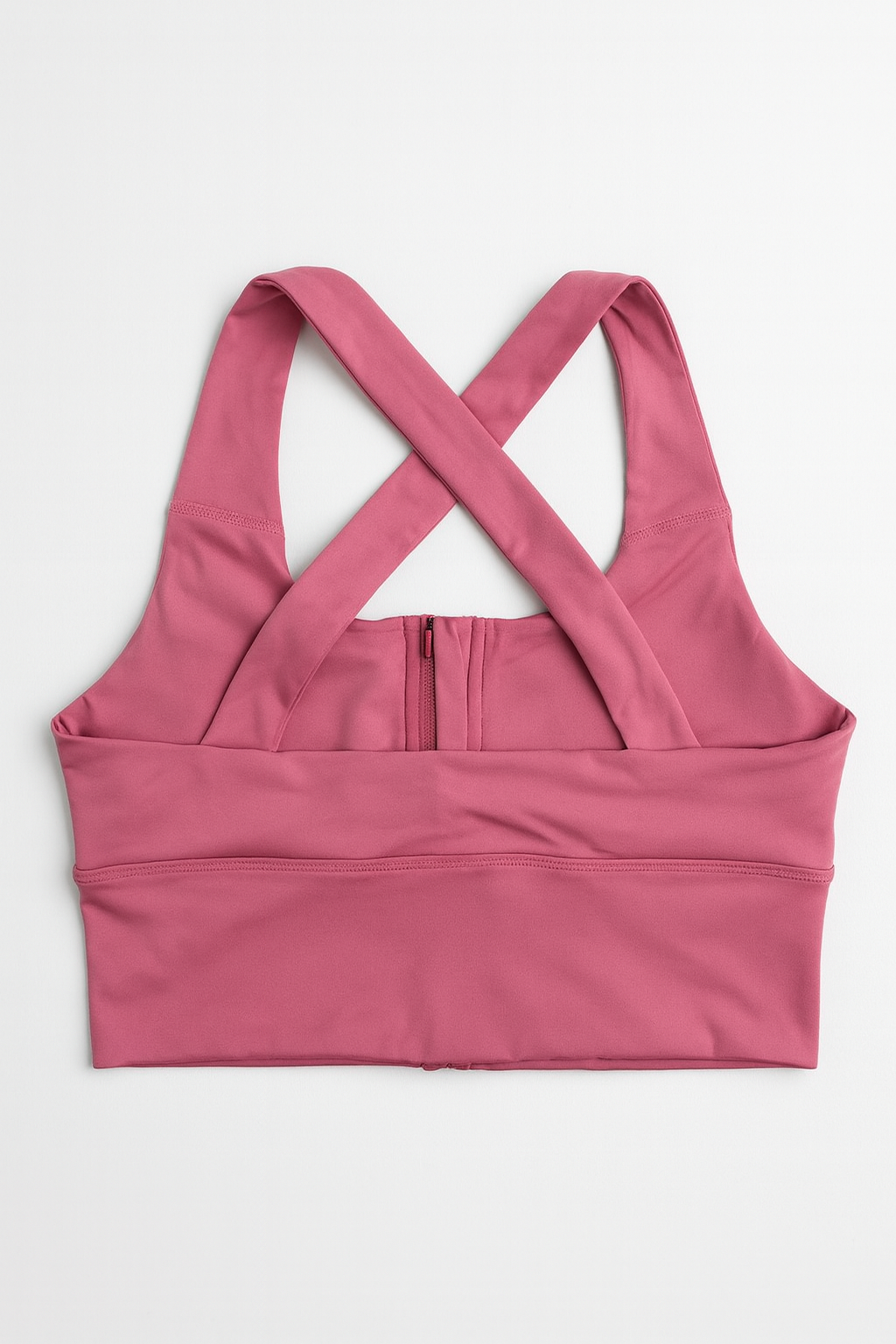 Tops Deportivos para Mujer Cierre Frontal Estructurado MTLLWX Rosa