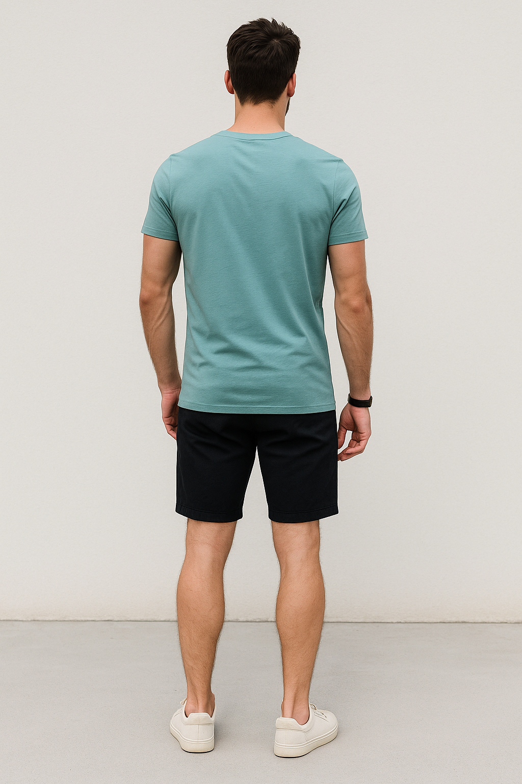 Playeras Para Hombre Cuello Redondo Basica APCR Sage