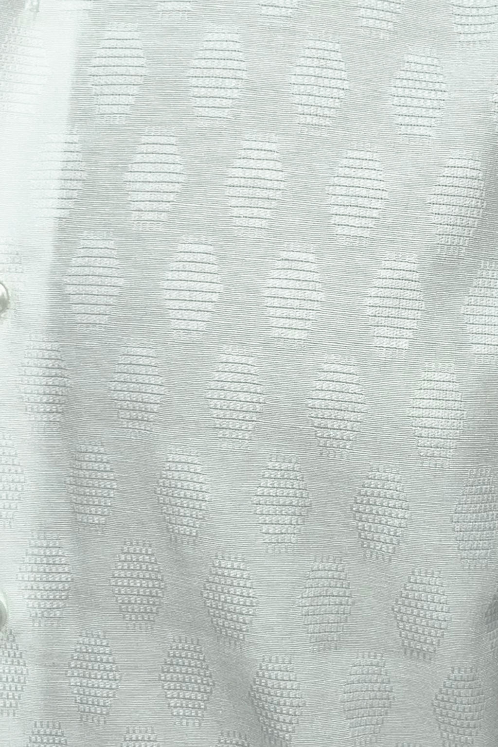 Camisas Para Hombre De Relieves Bordados B55322 Blanco