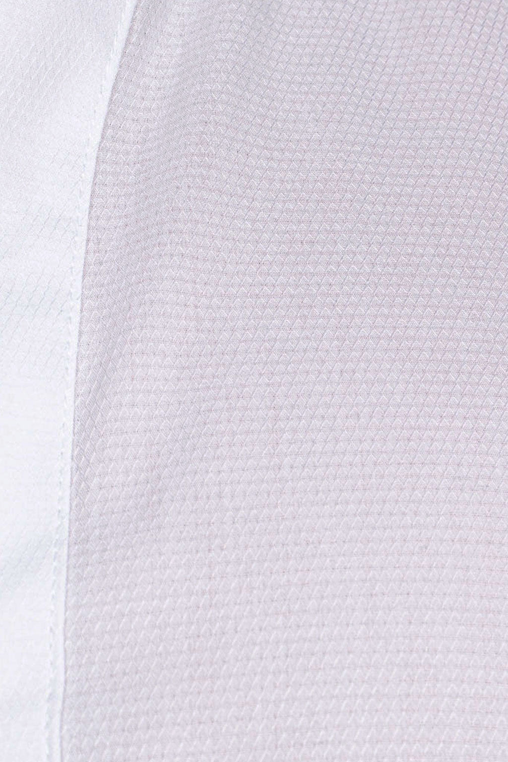 Camisas Para Hombre Textura Cuello Mao B51318 Blanco