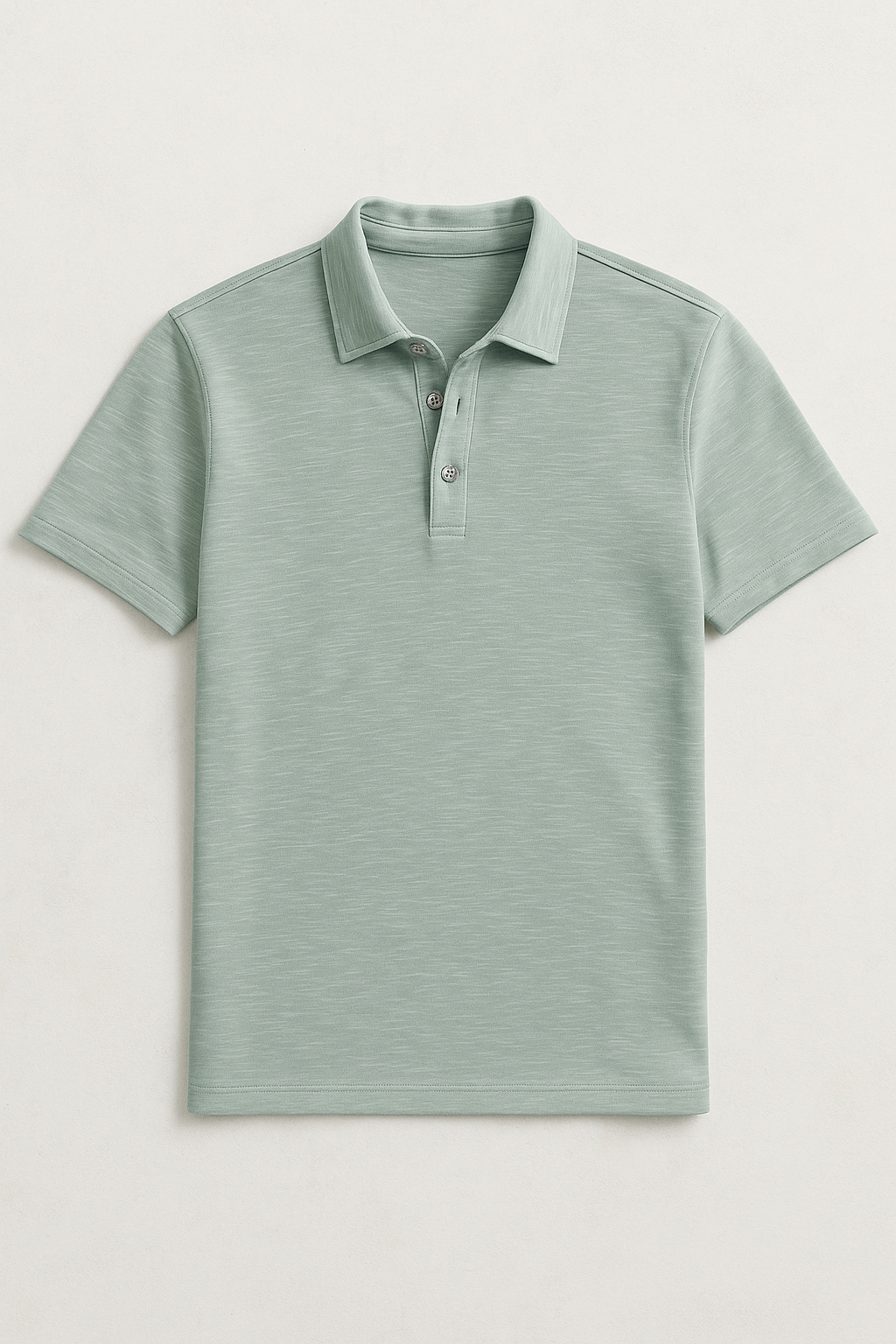 Playeras Tipo Polo Para Hombre Slub A51311 Eucalipto