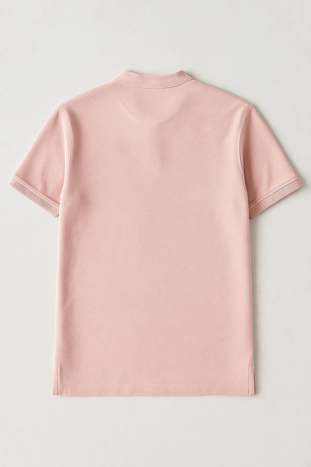 Playeras Polo Para Hombre Lisa De Manga Corta Cuello Mao APCMAO Rosa