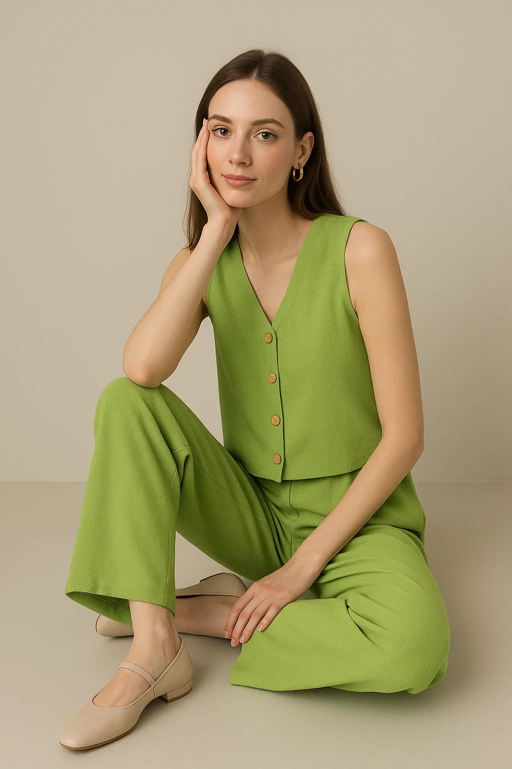 Blusas Para Mujer Tipo Chaleco Corrugado N51157 Lima – BOBOIS