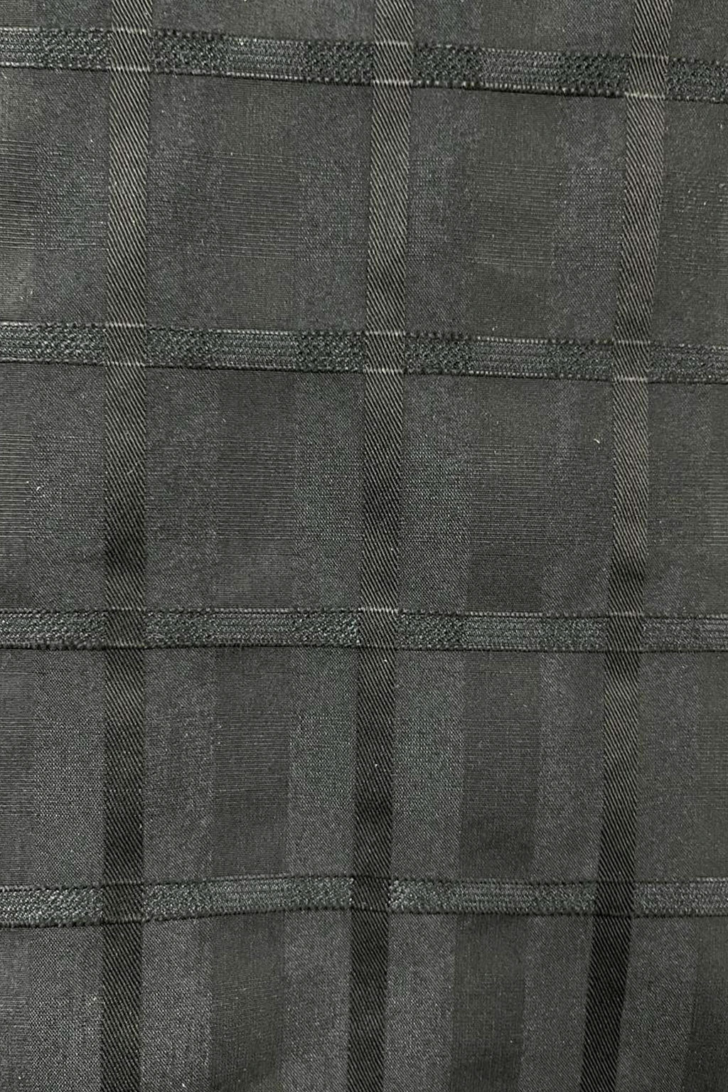 Camisas Para Hombre Dobby Con Diseño Cuadros En Relieve B55316 Negro