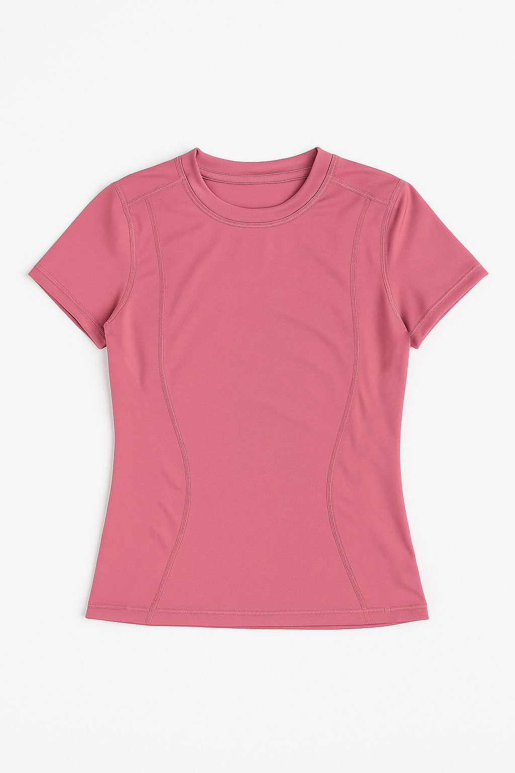 Playeras Deportivas para Mujer Ajustada Estilo Training MTDX40 Rosa