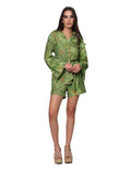 Shorts Para Mujer Bobois Moda Tropical  Y31105 Verde