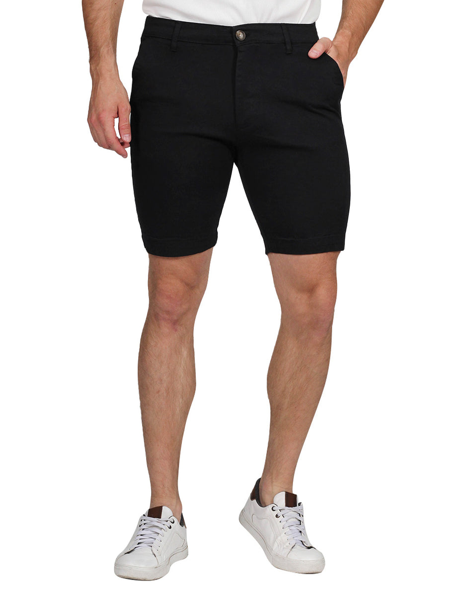 Shorts Para Hombre Bobois Moda Casuales Gabardina Lisos Cortos Basicos –  BOBOIS