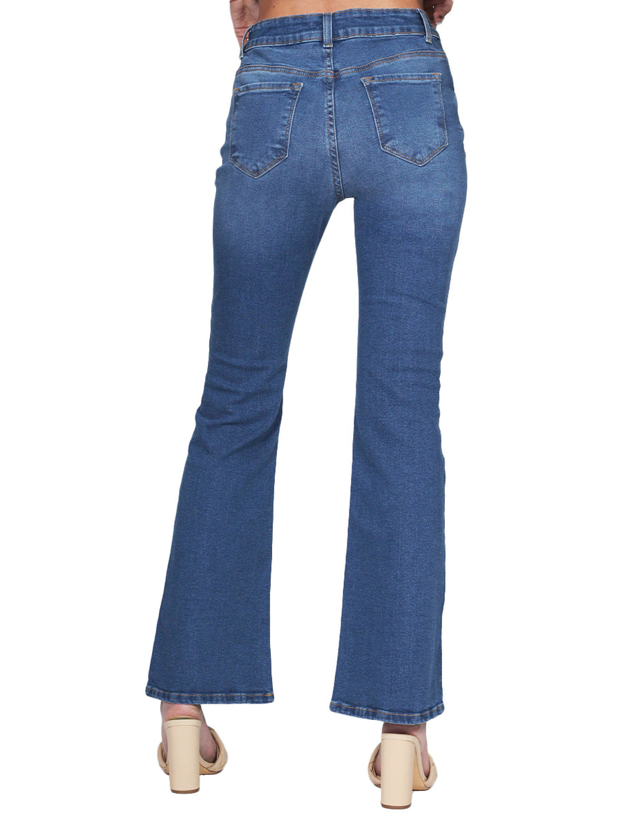 Bobois - Pantalones Mezclilla De Mujer Wide Leg Jeans Acampanados Casuales  Pierna Ancha Moda Campana Rotos - Color - Azul Bleach - Talla - 3 :  : Ropa, Zapatos y Accesorios