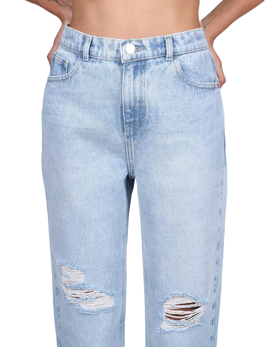 Jeans Para Mujer Bobois Moda Casuales Skinny Fit Dobladillo En Bajos P –  BOBOIS