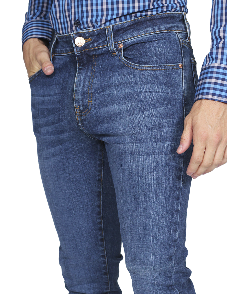 Jeans Para Hombre Bobois Casuales Moda Pantalones de Mezclilla