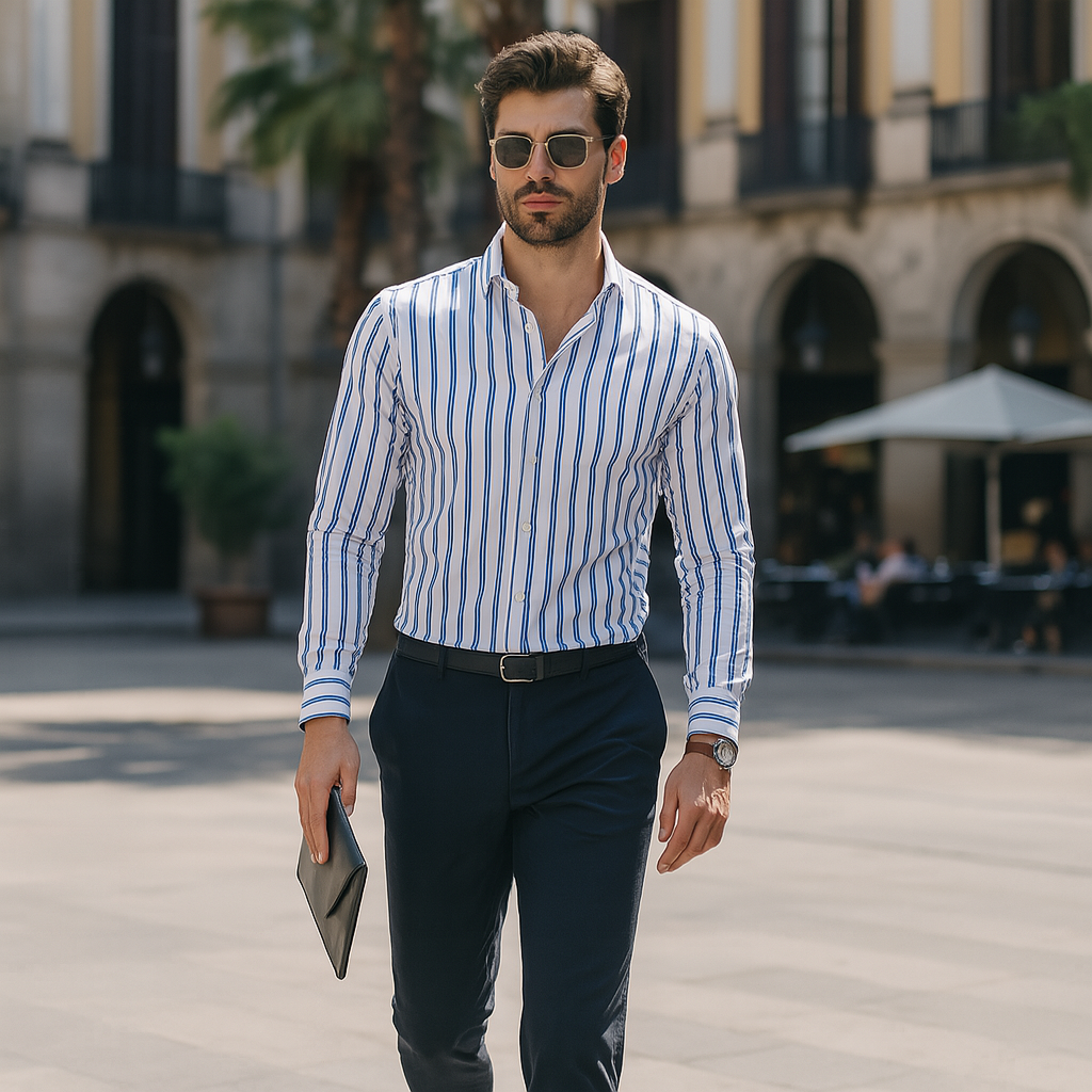 Camisas Hombre Manga Larga