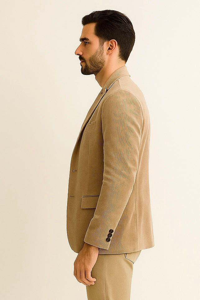 Sacos Para Hombre Tipo Pana FPANA Kaki