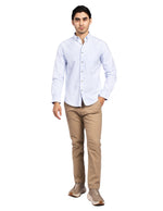 Camisas Para Hombre Regular Fit Oxford B51113 Cielo