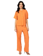 Busas Para Mujer Corrugada Con Aletilla N51158 Naranja