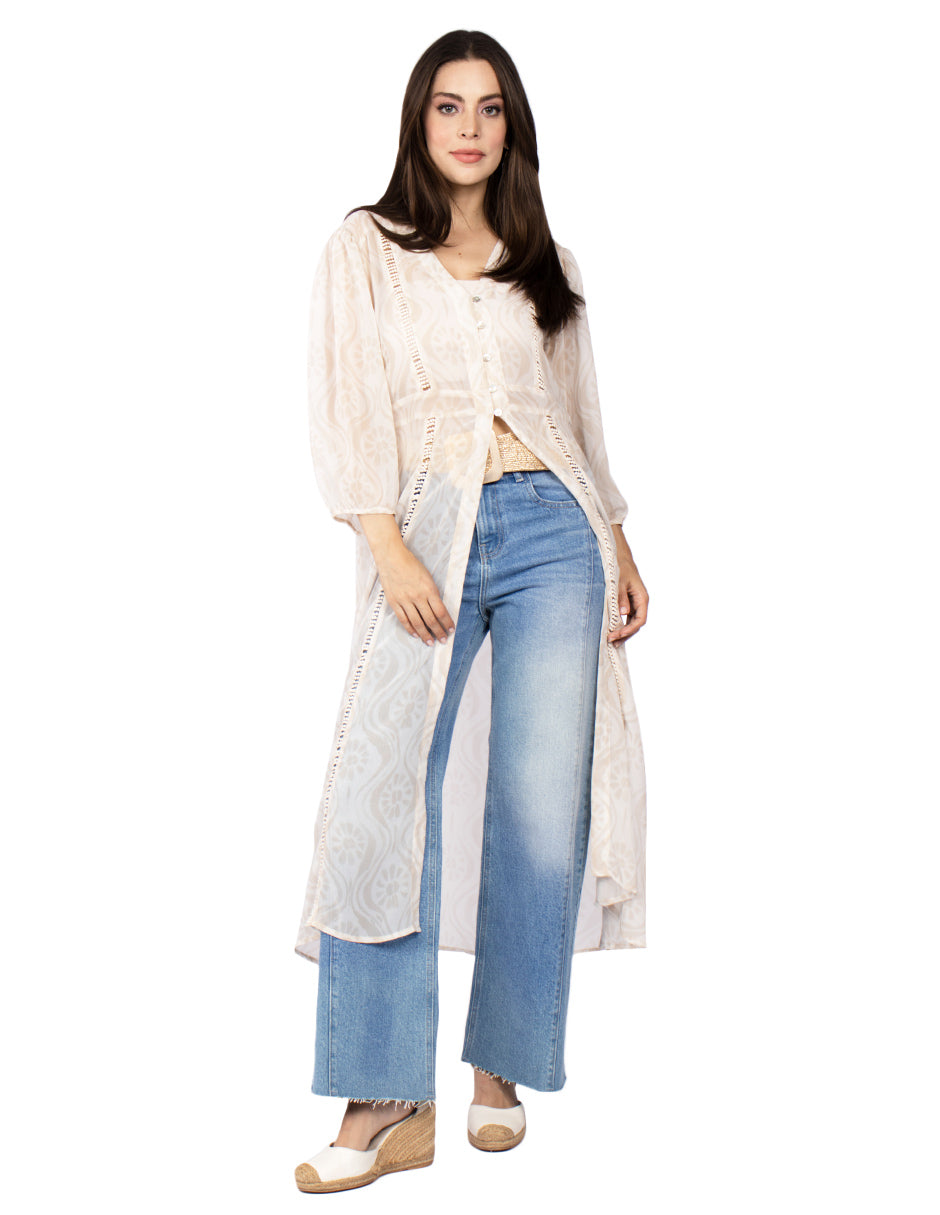 Vestidos Para Mujer De Chiffon Tipo Bluson S51132 Arena