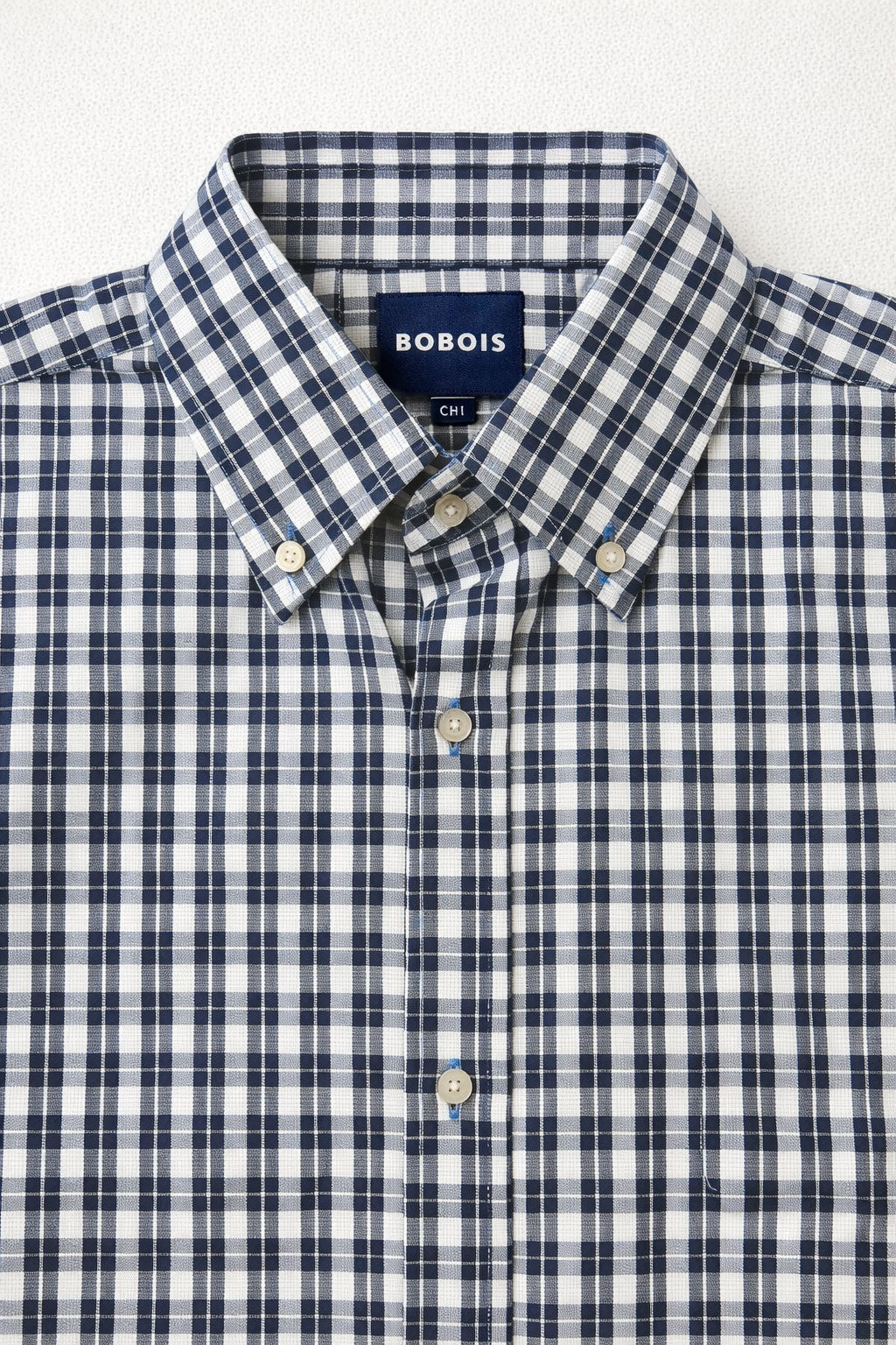 Camisas Para Hombre Manga Larga Cuadros B61102 Beige