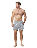 Trajes De Baño Para Hombre Bañador Con Estampado De Rombos G41454 Unico