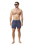 Trajes De Baño Para Hombre Bañador Con Estampado Geometrico G41456 Unico