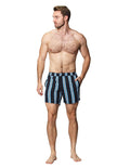 Trajes De Baño Para Hombre Bobois Moda Casuales Bañador Con Estampado De Rayas G41459 Unico