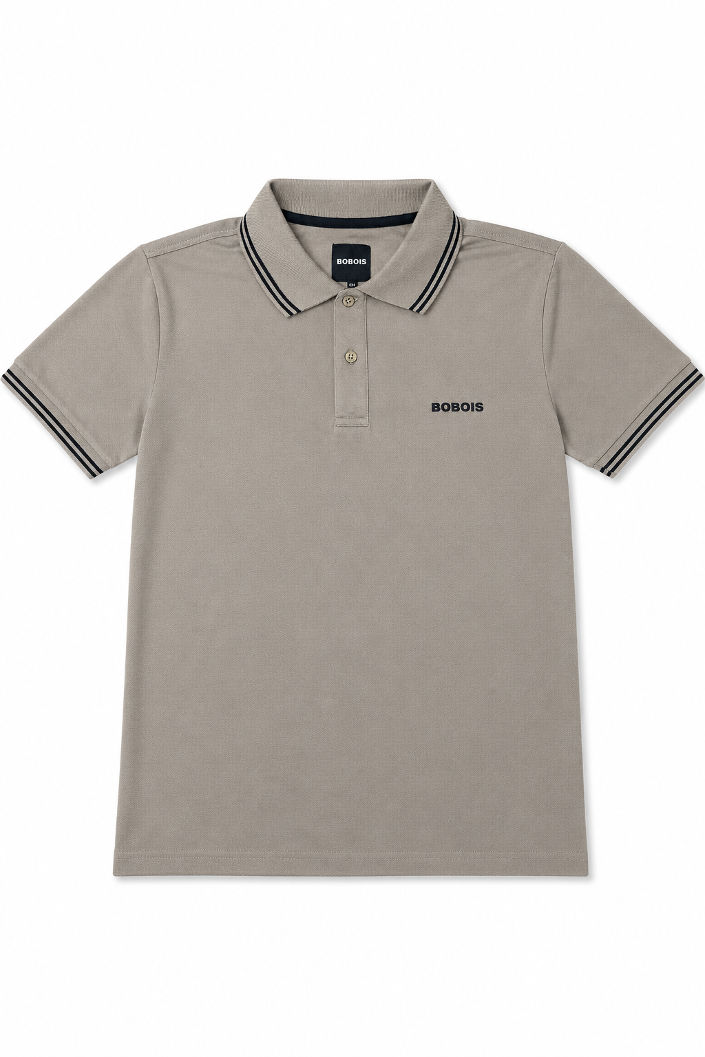 Playeras Polo Para Hombre Básica con Rayas APOLRS Kaki