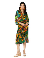 Vestidos Para Mujer Camisero Largo Con Cinto S51133 Negro