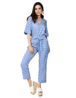 Pantalones Para Mujer Tipo Lino Con Moño W51126 Rey