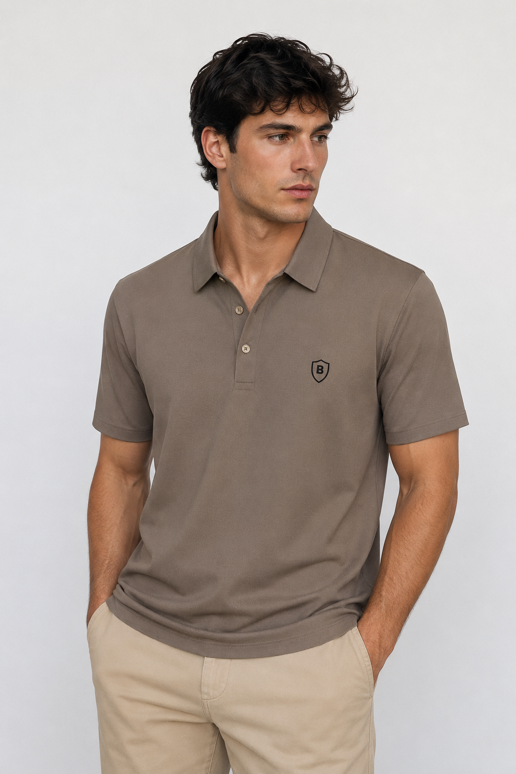 Playeras Polo Para Hombre Premium Sport A55401 Kaki