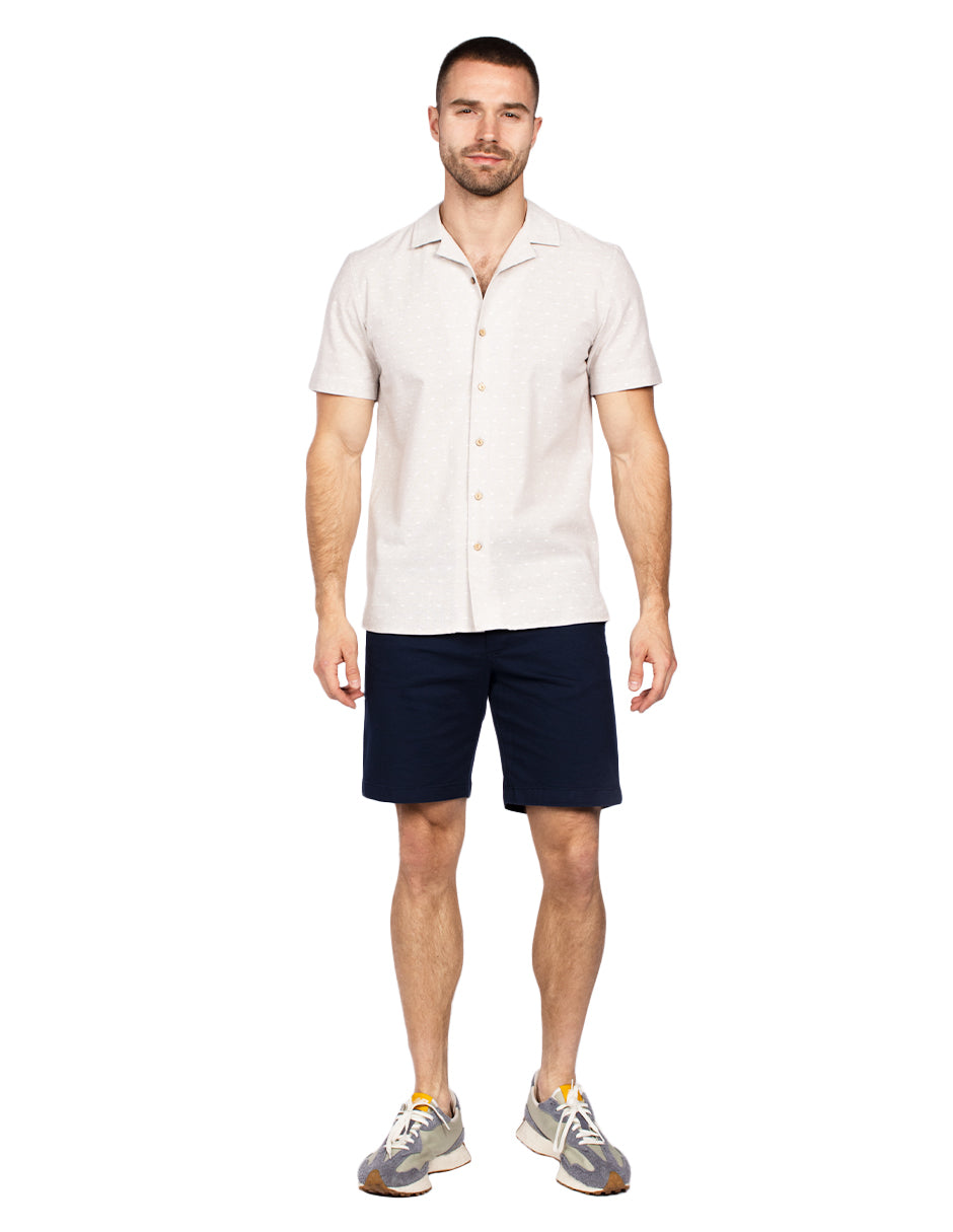 Camisas Para Hombre Dobbie Preteñido B51362 Arena