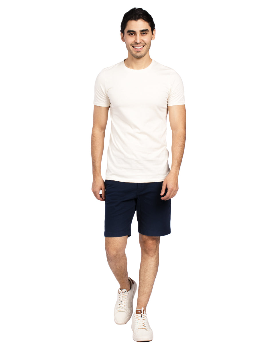 Playeras Para Hombre Cuello Redondo Basica APCR Hueso