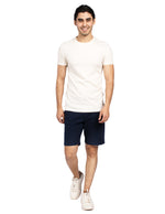 Playeras Para Hombre Cuello Redondo Basica APCR Hueso