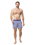 Trajes De Baño Para Hombre Bobois Moda Casuales Bañador Con Estampado De Rayas G41452 Marino