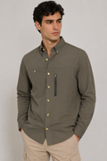 Camisas Para Hombre Para Exterior Spandex Outdoor B65410 Olivo