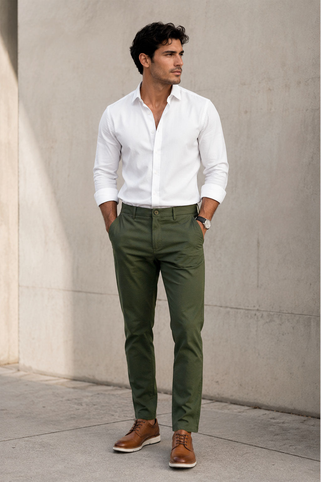 Pantalones Para Hombre Soft Mecanic G55401 Olivo