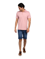 Playeras Tipo Polo Para Hombre Slub A51311 Rosa