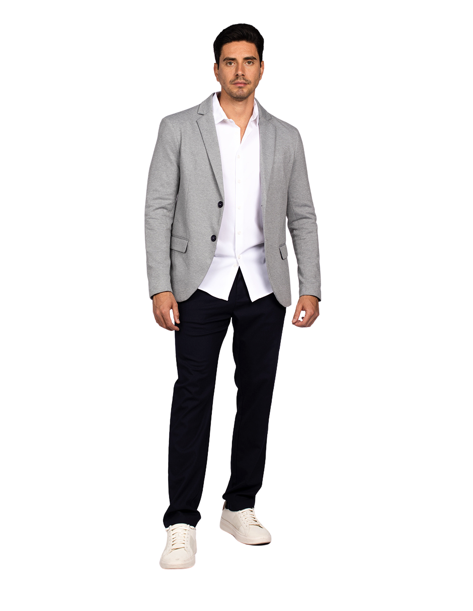 Sacos Para Hombre Liso De Punto FFILATY Jaspe