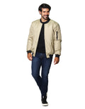 Chamarras Para Hombre Bomber Jacket D35101 Camel