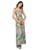 Vestidos Para Mujer Smok Largo De Tirantes S51108 Unico