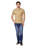 Playeras Polo Para Hombre Cuello Mao A45401 Kaki