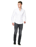 Jeans Para Hombre Bobois Moda Casuales De Mezclilla Corte Slim Deslavados  J31106 Unico