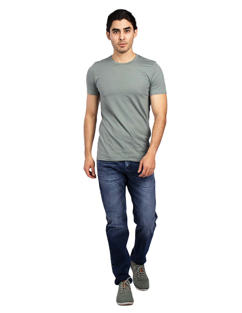 Playeras Para Hombre Cuello Redondo Basica APCR Sage