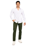 Pantalones Para Hombre Soft Stretch Slim GPAXAR Militar