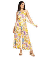 Jumpsuits Para Mujer Cruzado Con Hebilla W51133 Unico
